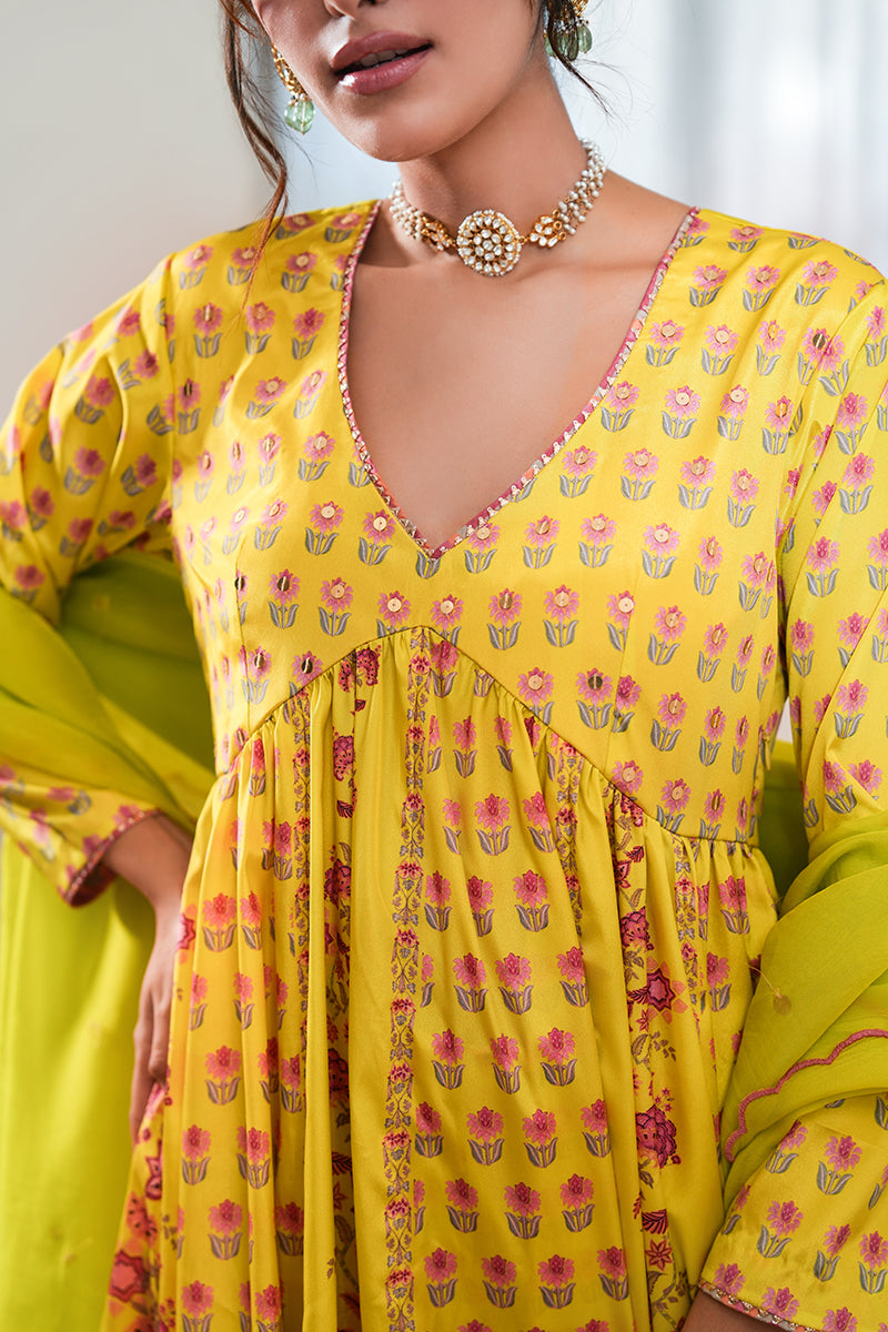 Naaz Mehrunissa Anarkali Set With Dupatta