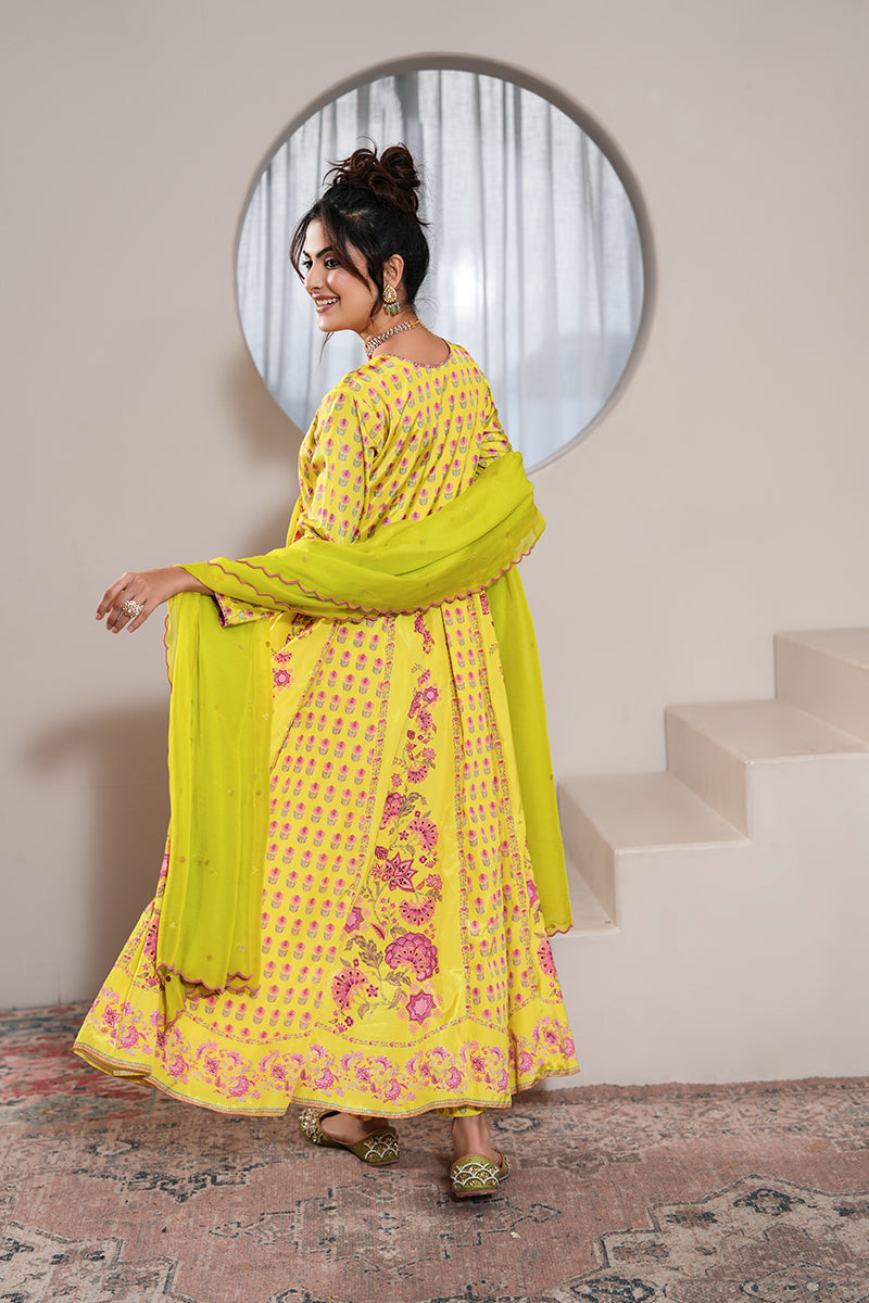 Naaz Mehrunissa Anarkali Set With Dupatta