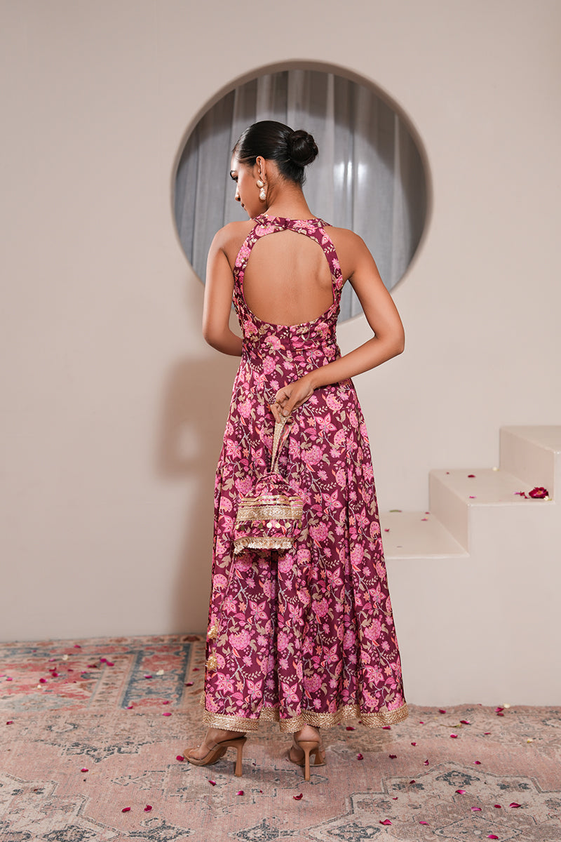 Petunia Gul Anarkali Set With Dupatta