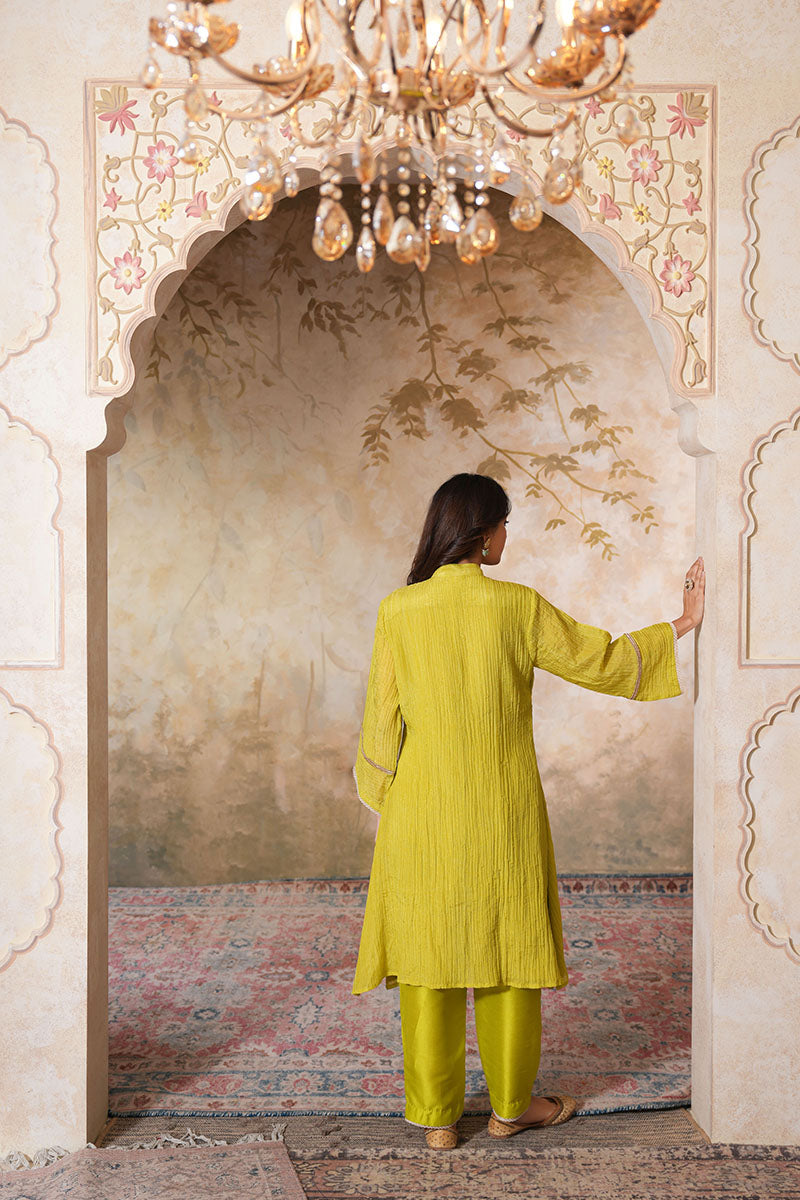 Angoori Tissue Silk Kurta
