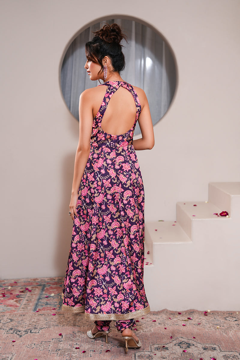 Zinnia Gul Anarkali Set With Dupatta