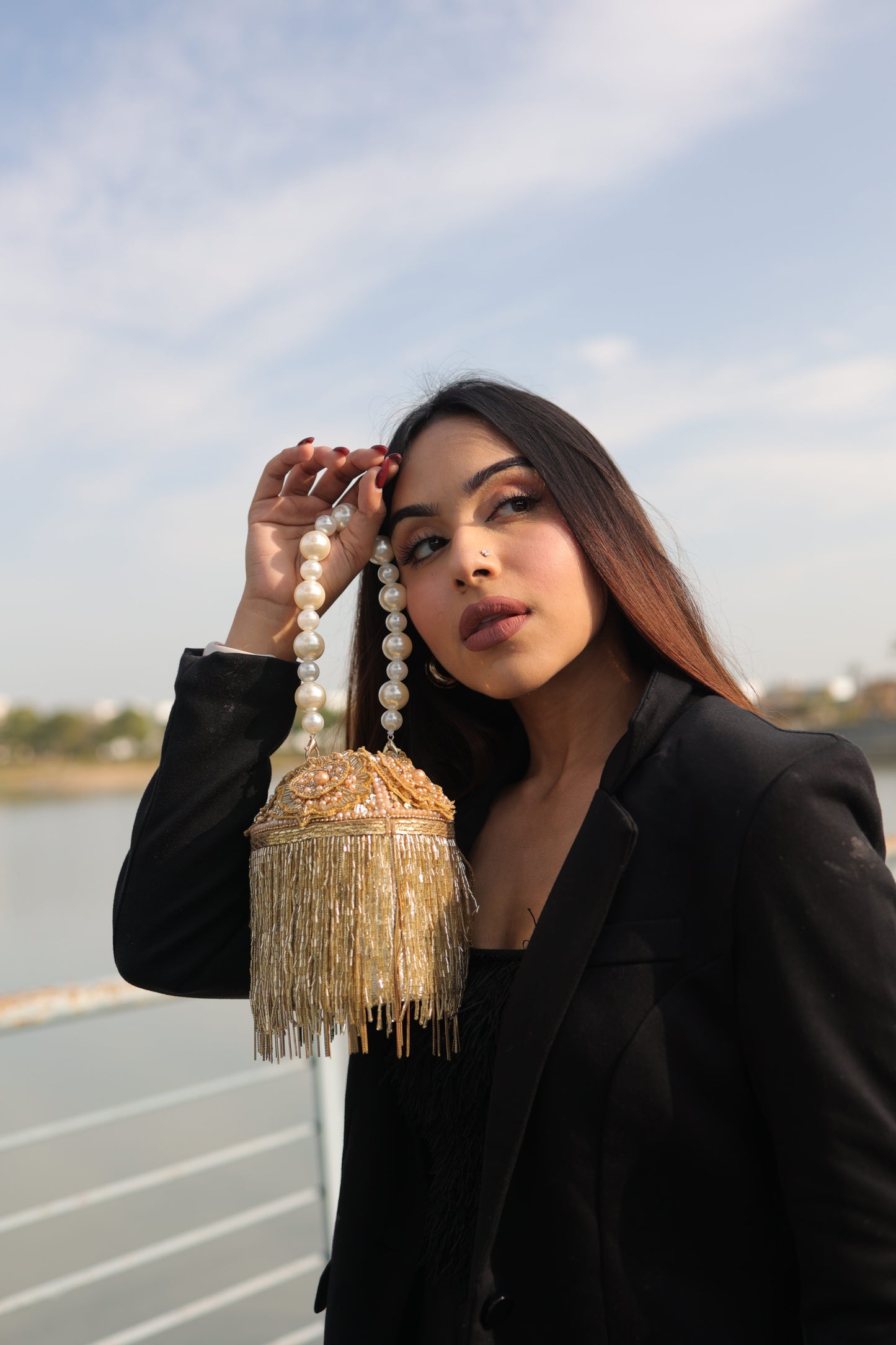 Swirl Bucket Bag