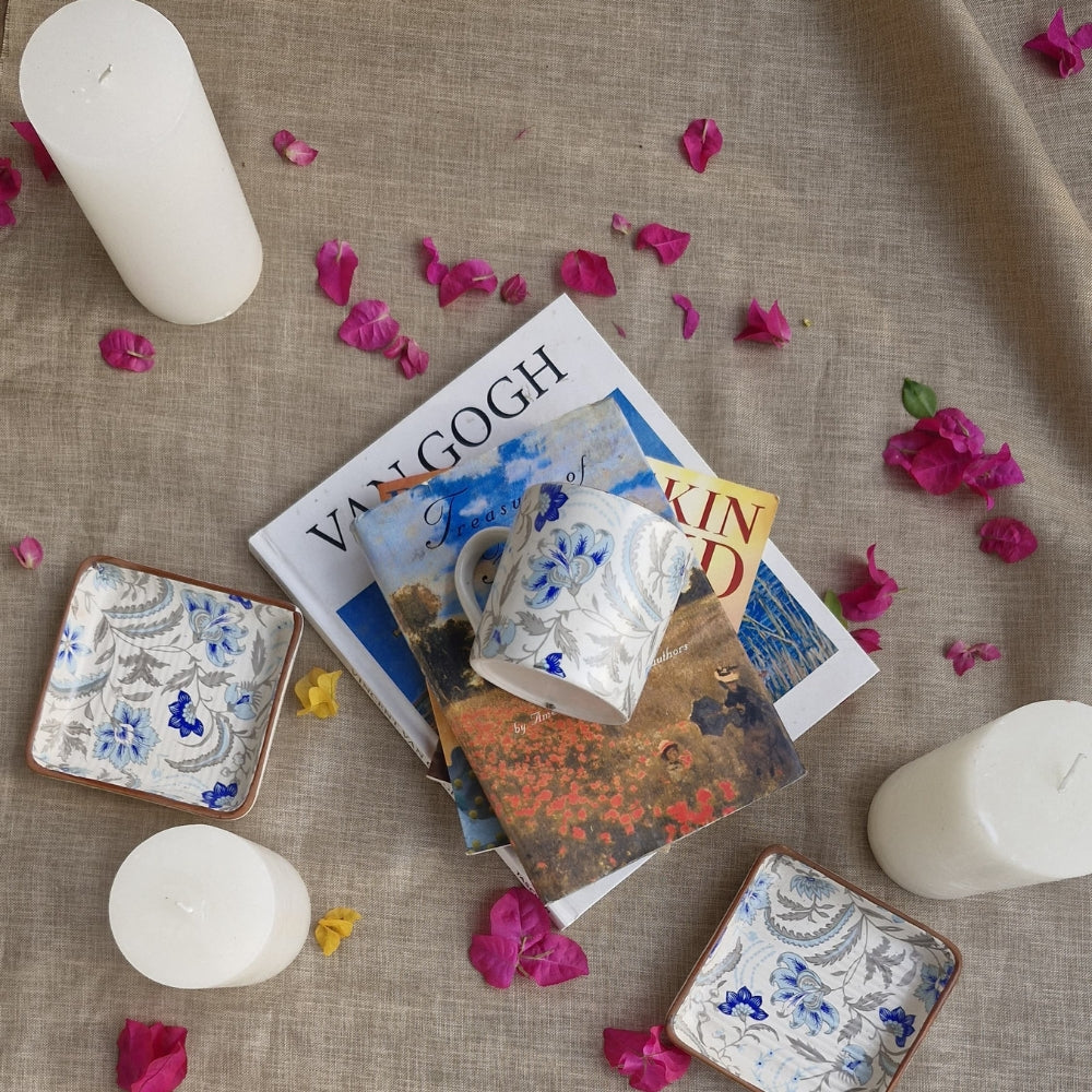 Decoupage Mug | Blue
