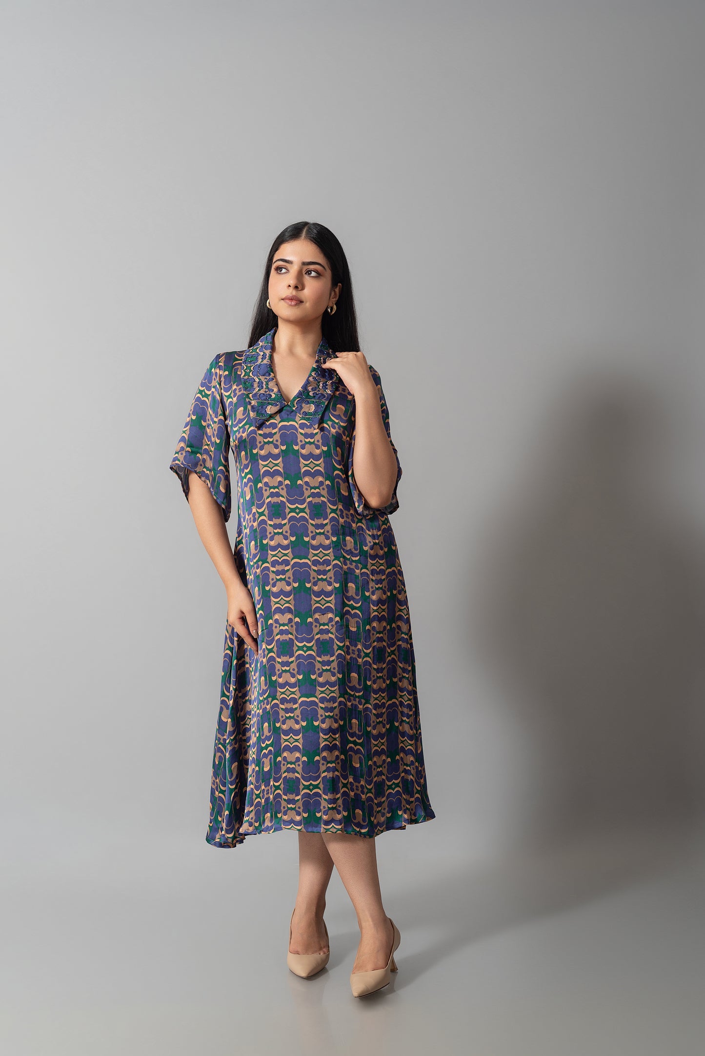 Buy Teal Long Dress
