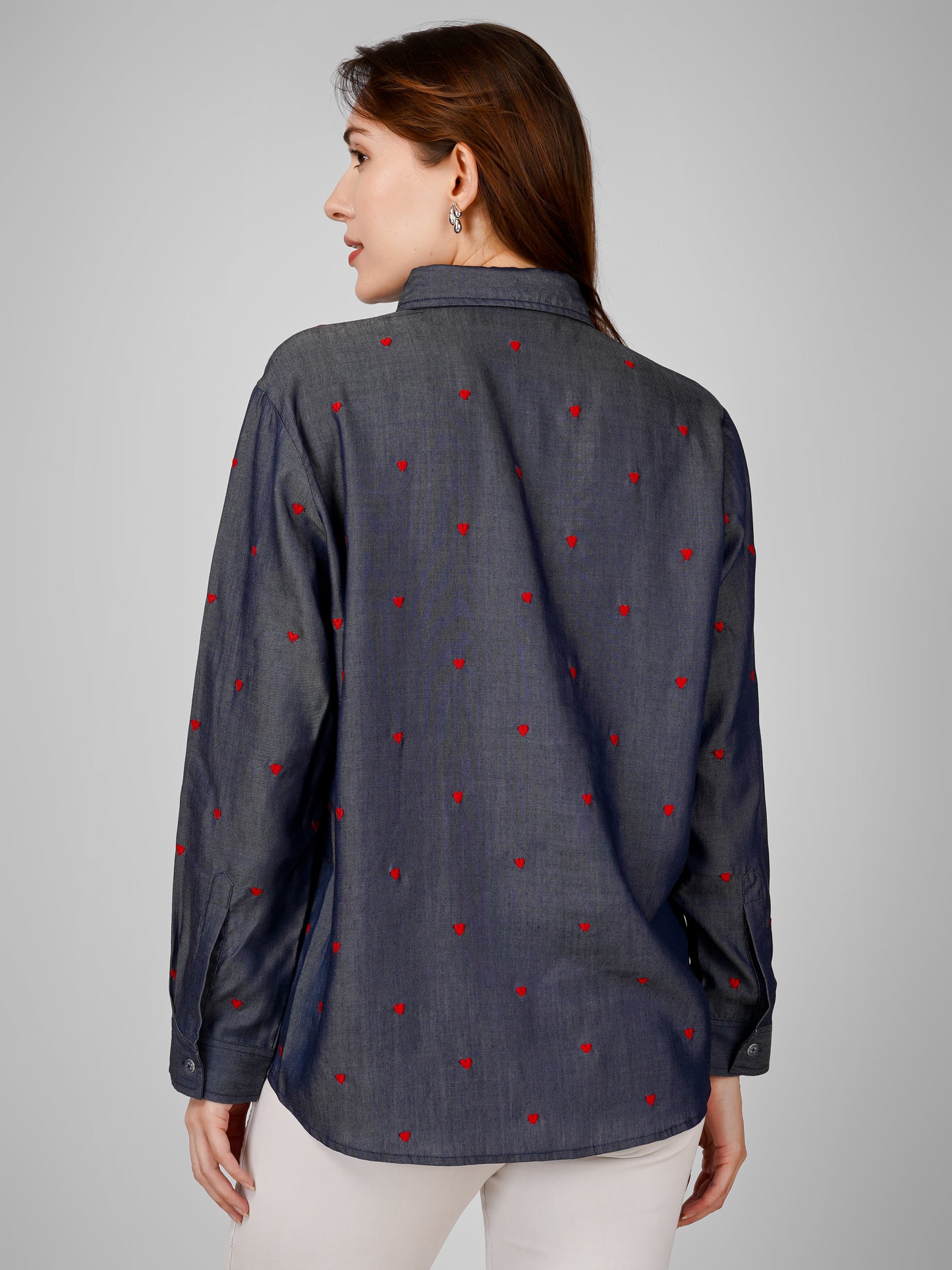 All Heart Shirt- Grey
