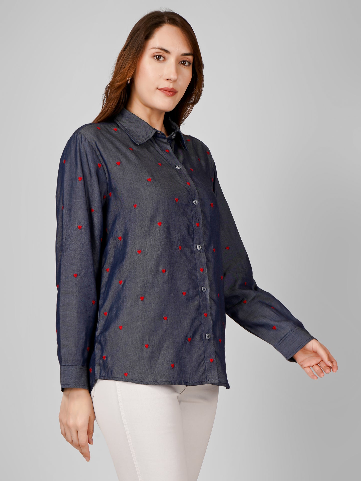 All Heart Shirt- Grey