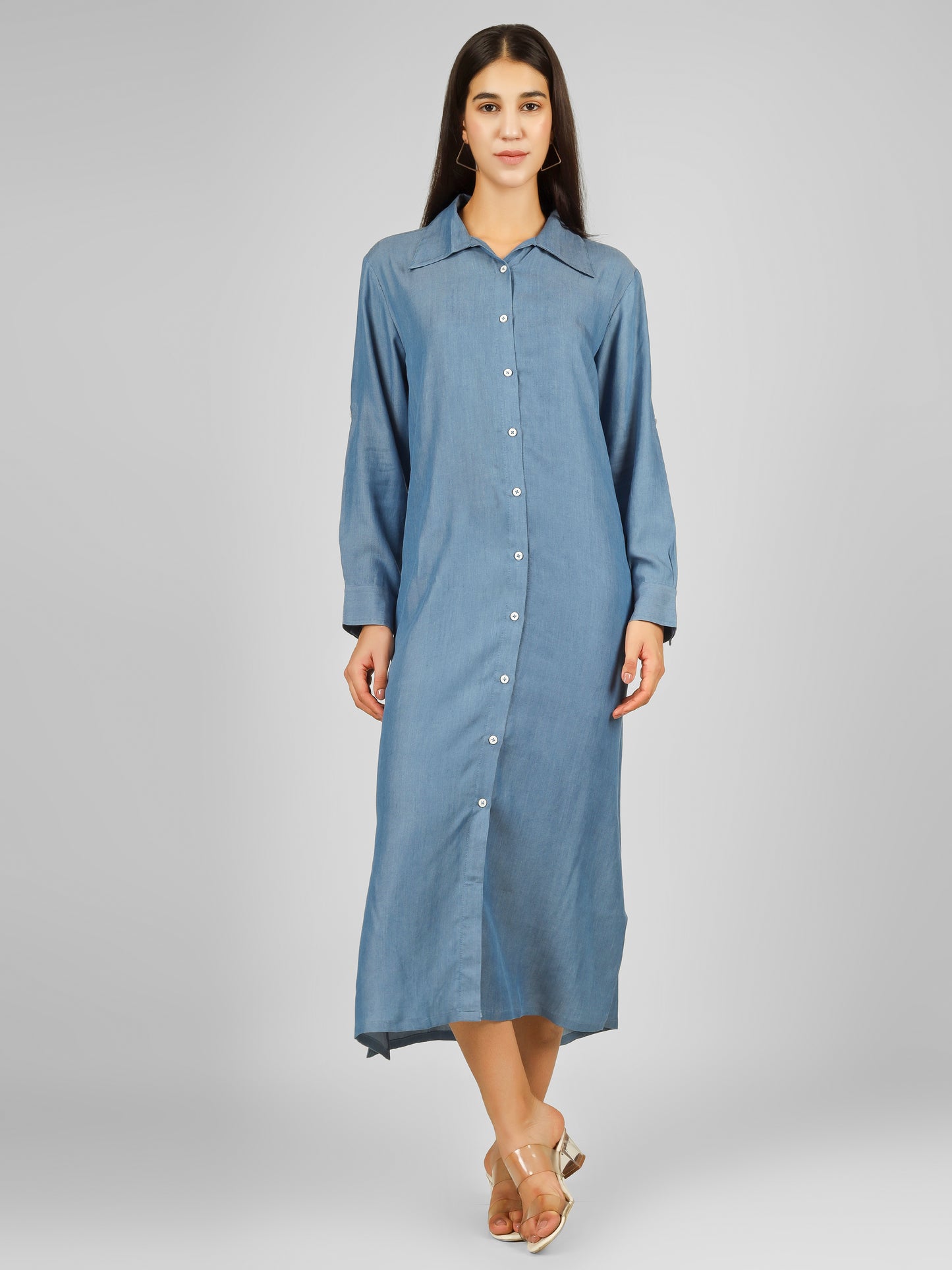 Denim Shirt Dress