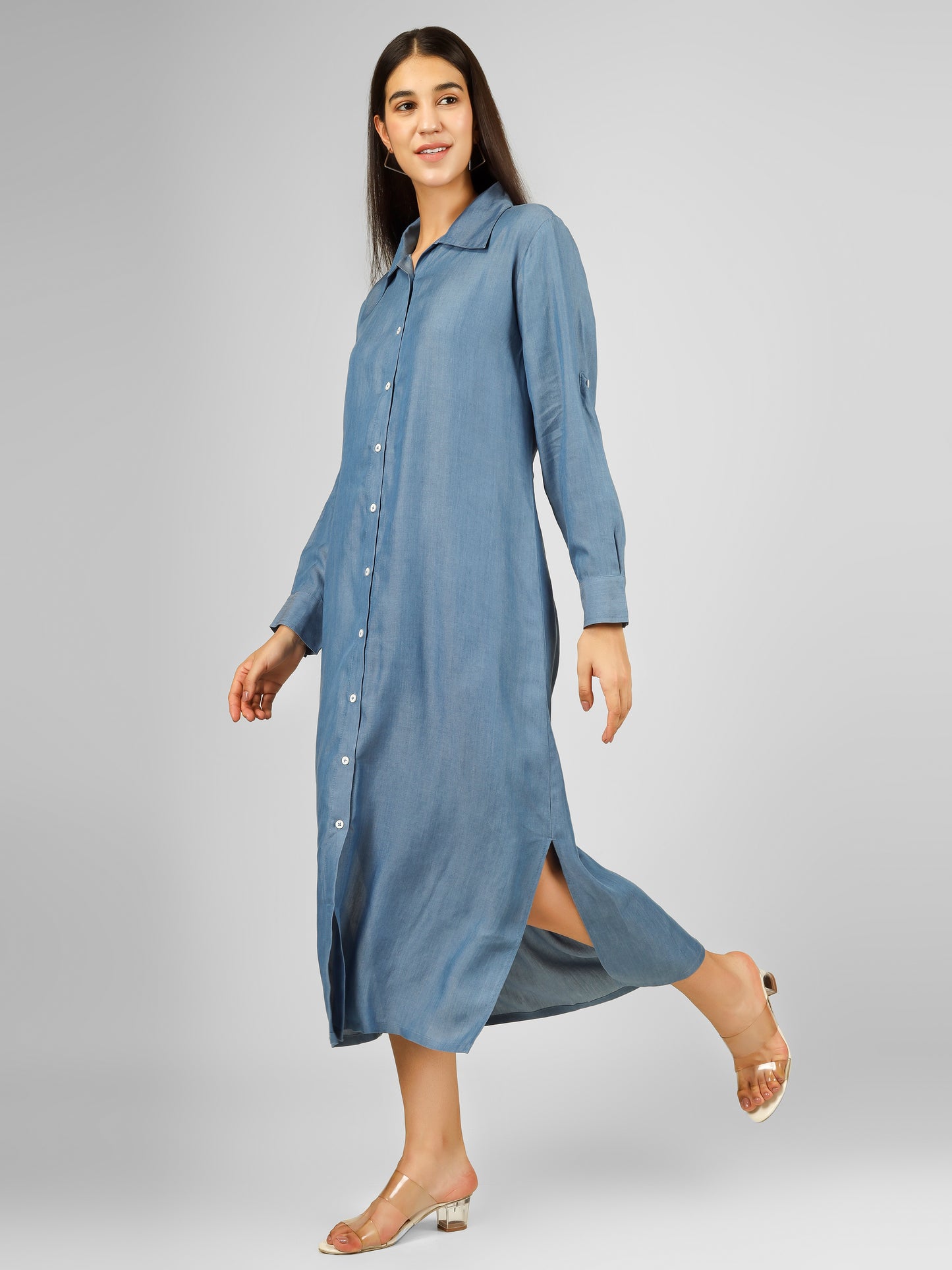 Denim Shirt Dress