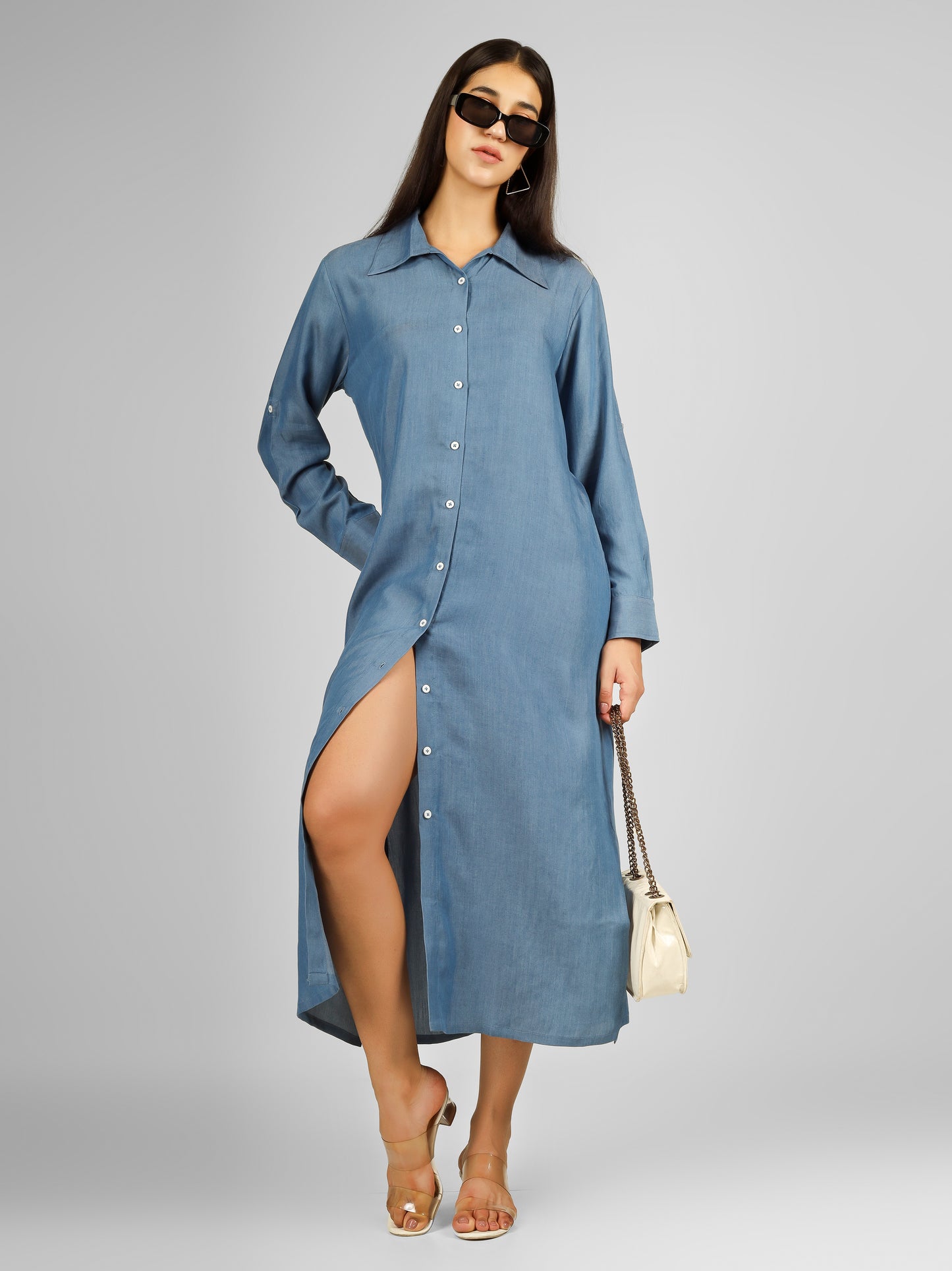 Denim Shirt Dress