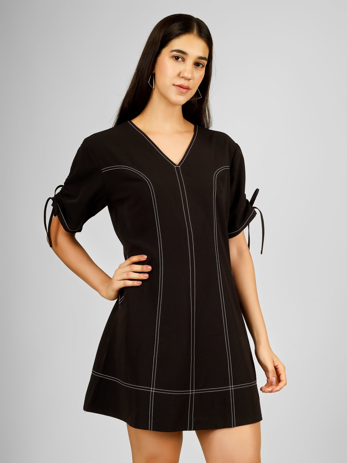 Bodice Black Dress