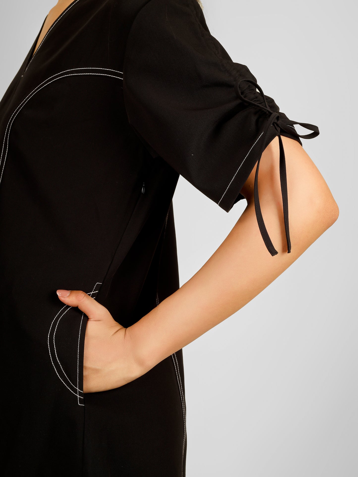 Bodice Black Dress