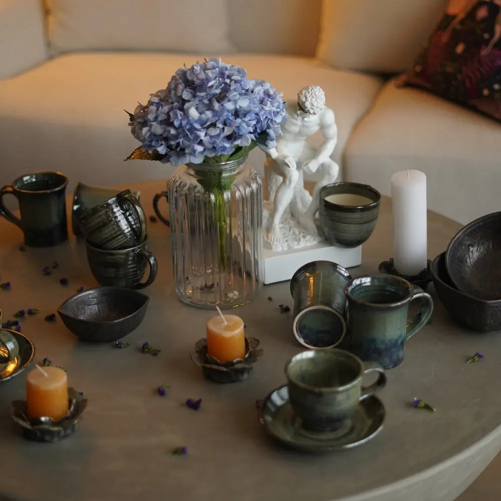Sage Green Cup & Saucer