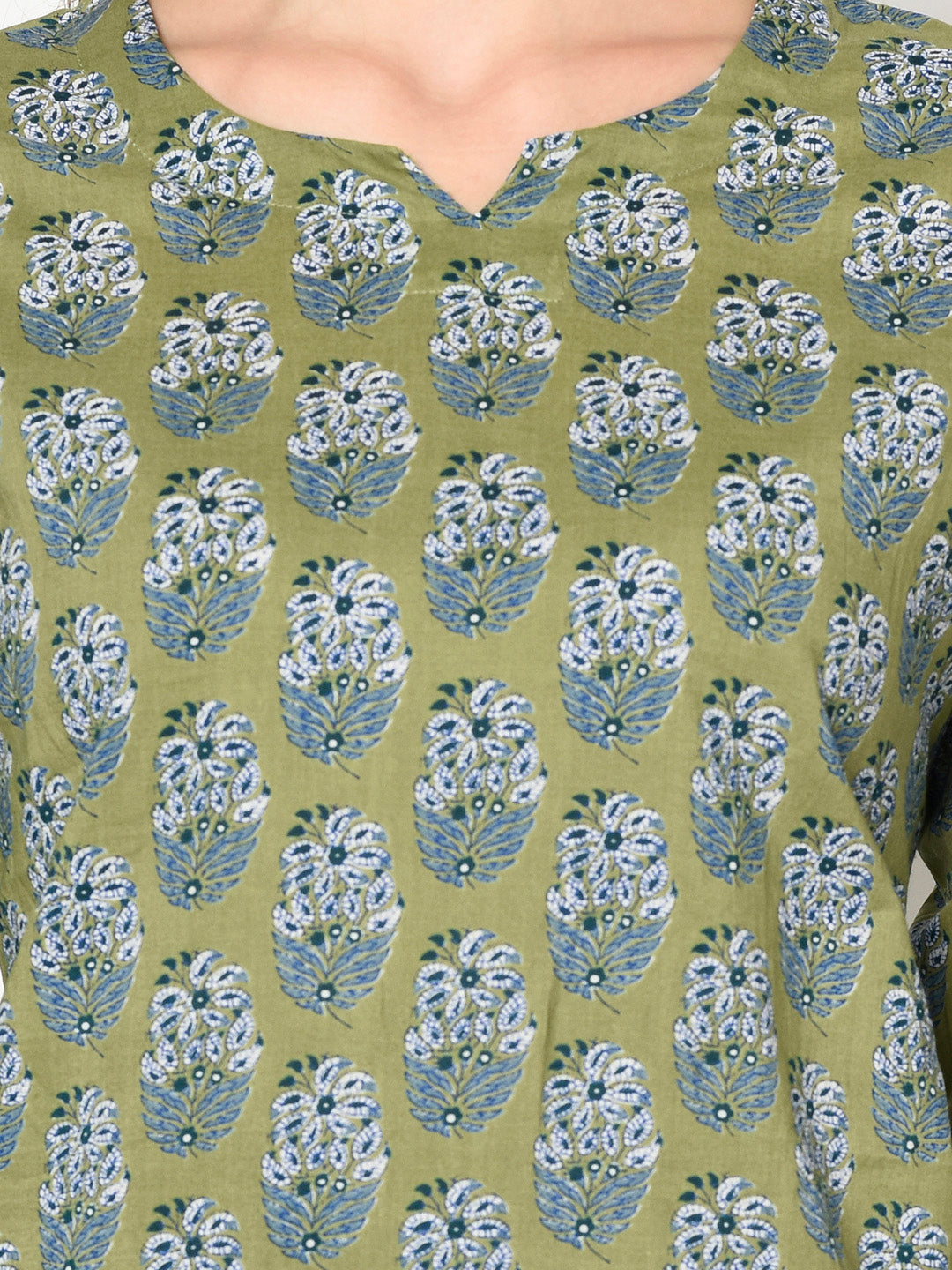 Top and Bottom Set | Blockprint | Ojhas
