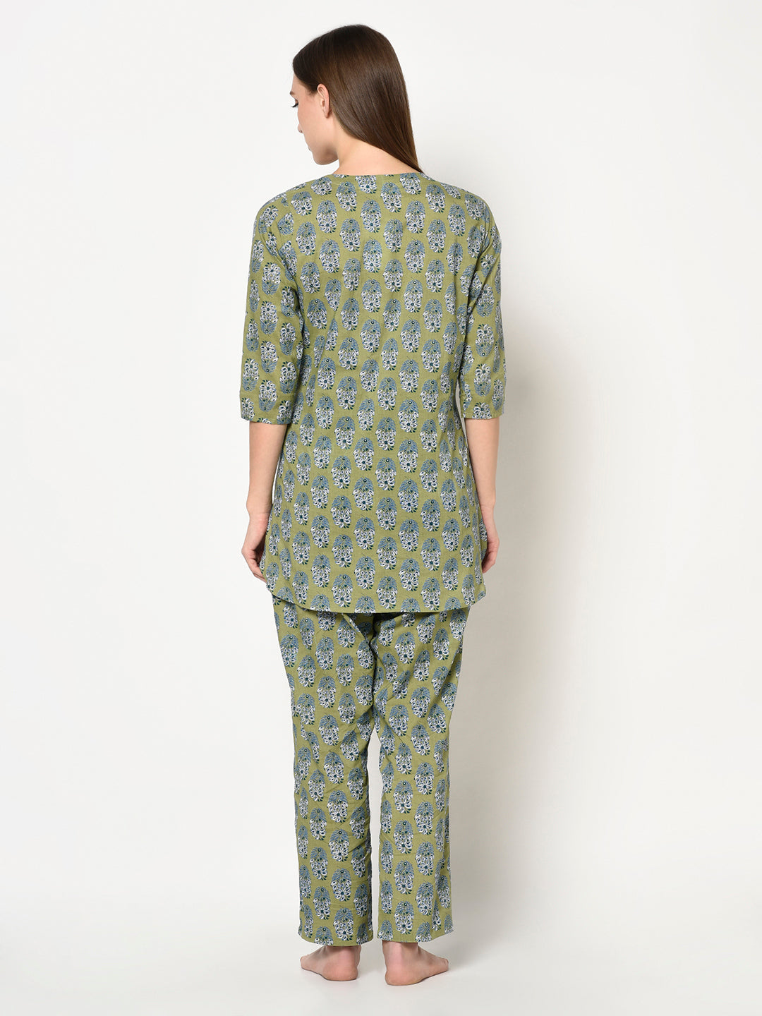 Top and Bottom Set | Blockprint | Ojhas