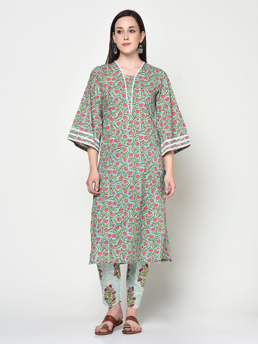 Pakiza- Pure Cotton Kurta Set