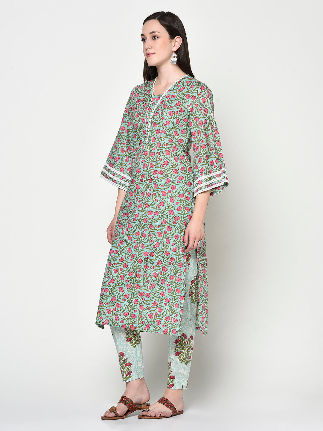 Pakiza- Pure Cotton Kurta Set