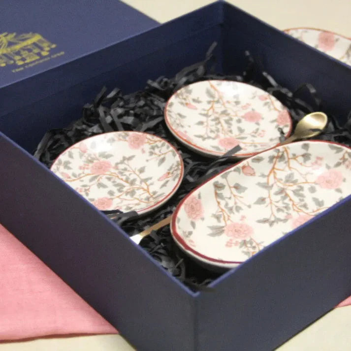 Peony Breakfast Table Gift Box | Set of 5