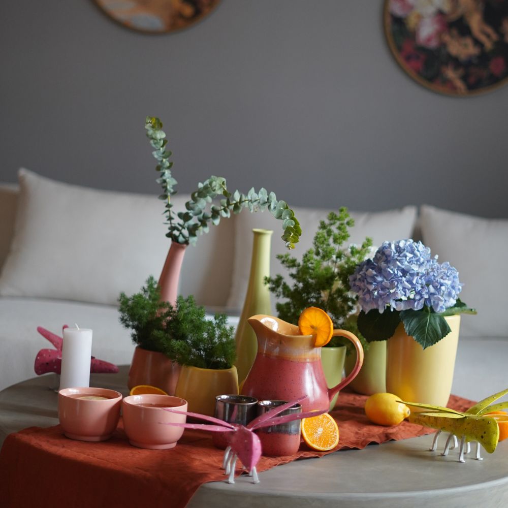 Stoneware Coral Planter | Small