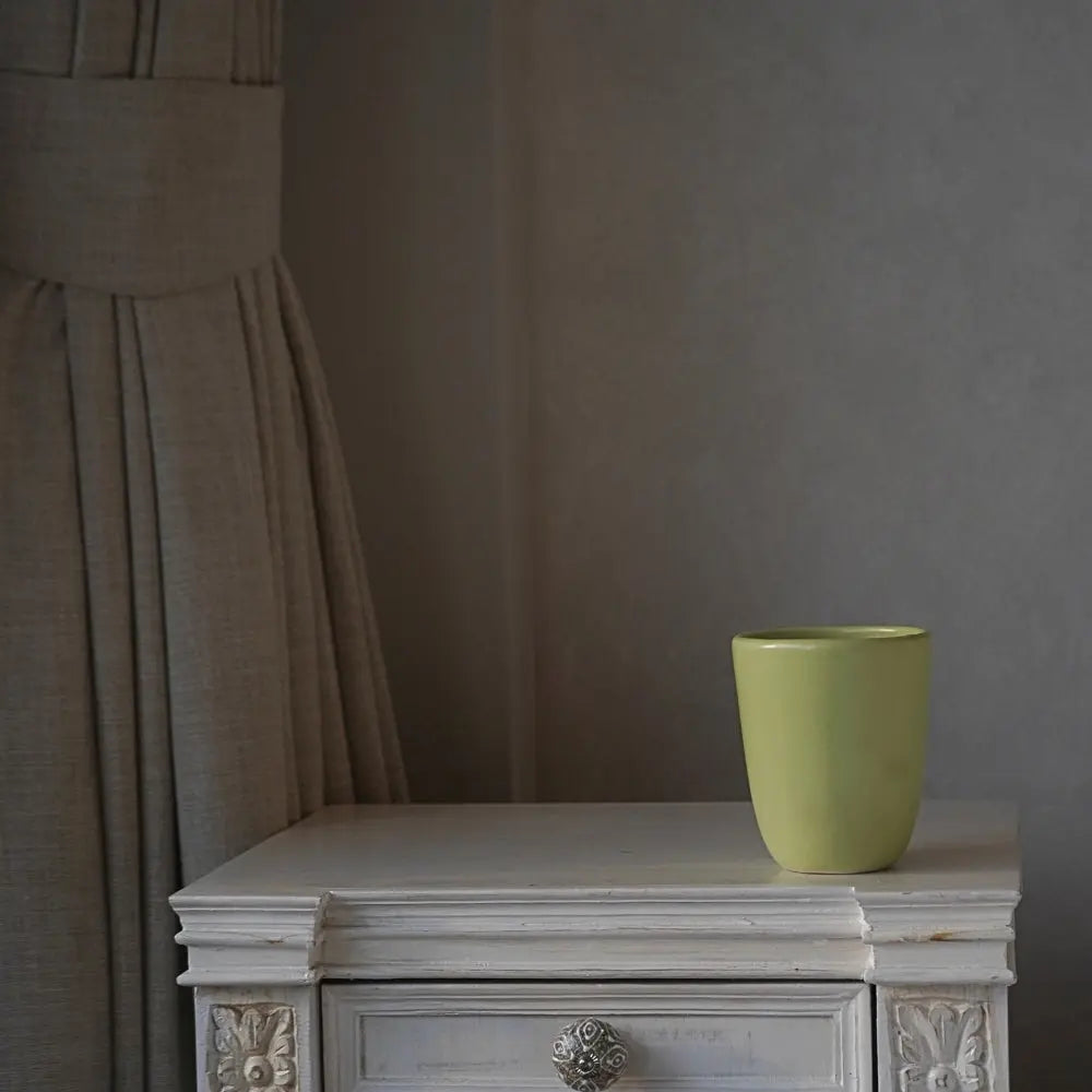 Stoneware Green Planter | Medium