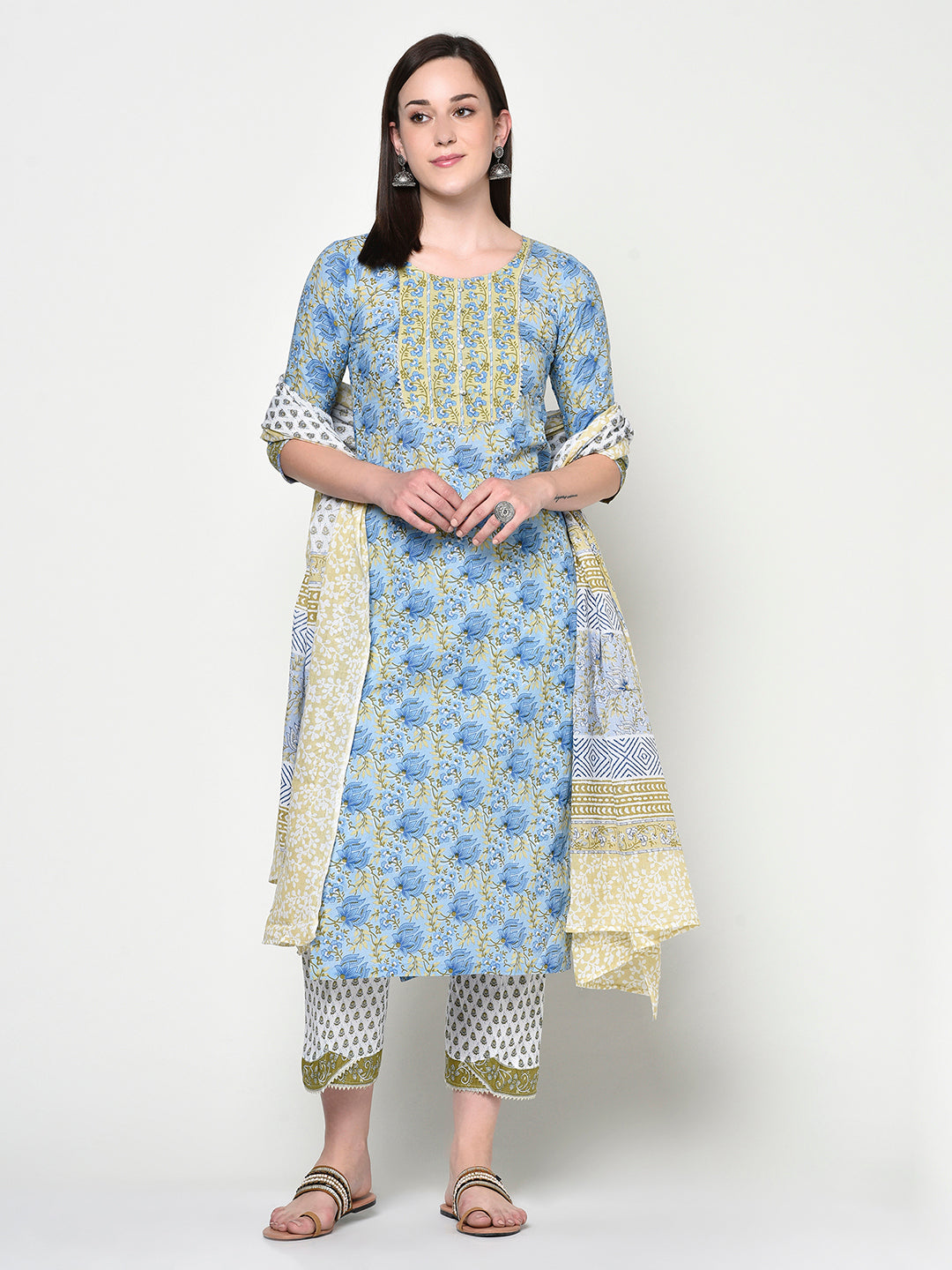 Pure Cotton Kurta Set | Shaily