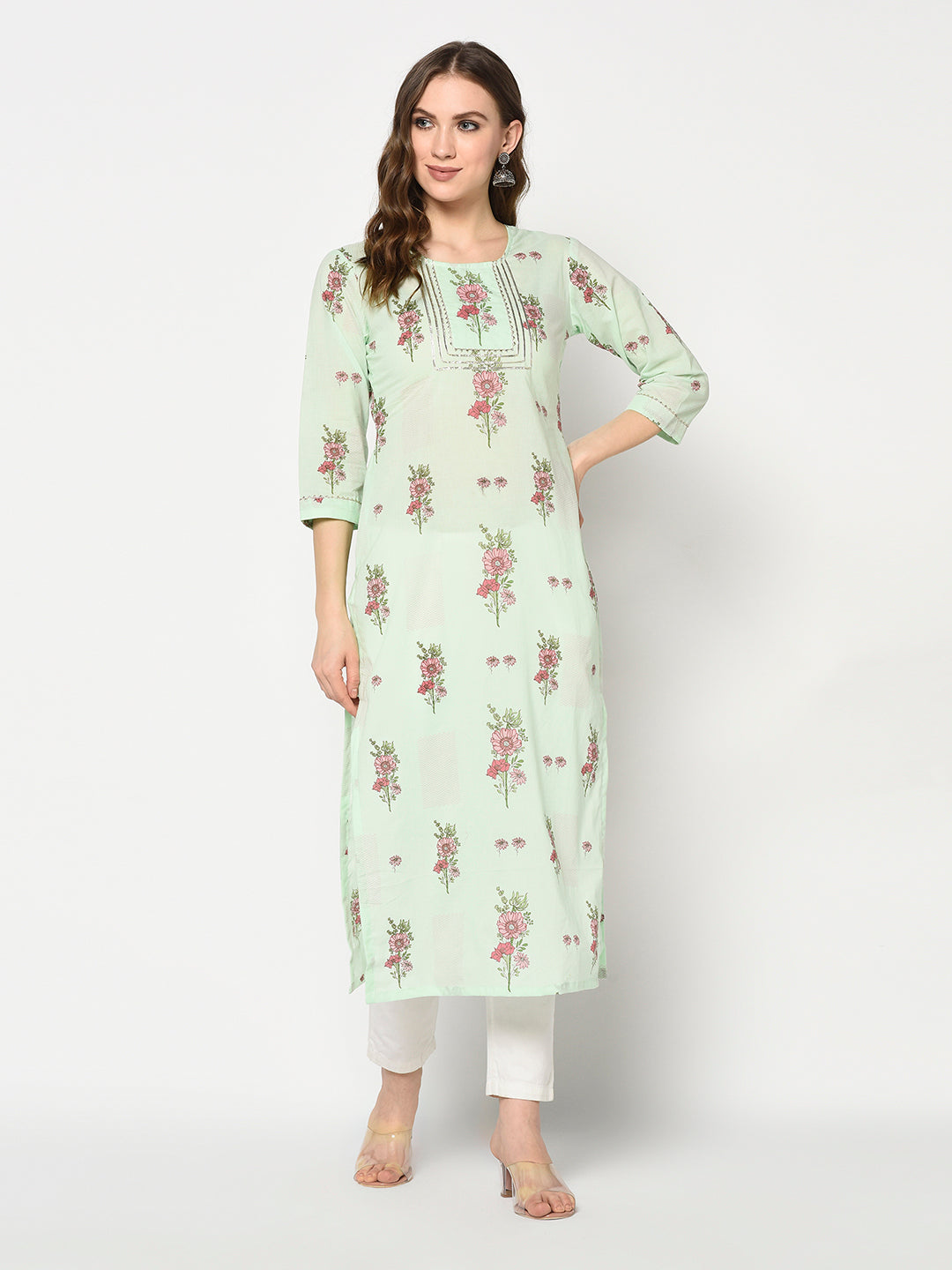 Suhana-Blockprinted gotta kurta