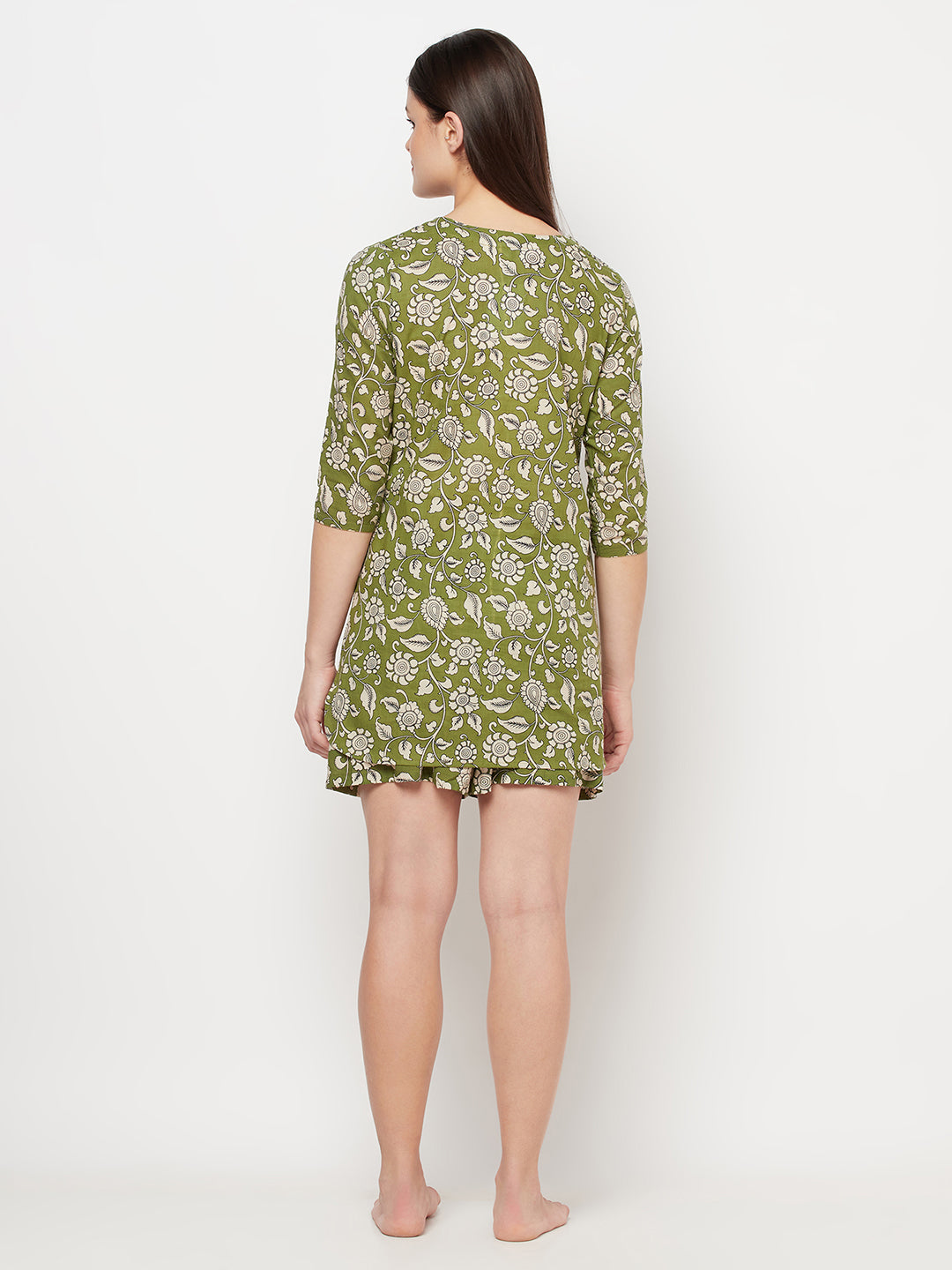 Top and Bottom Set | Blockprint | Sunehri