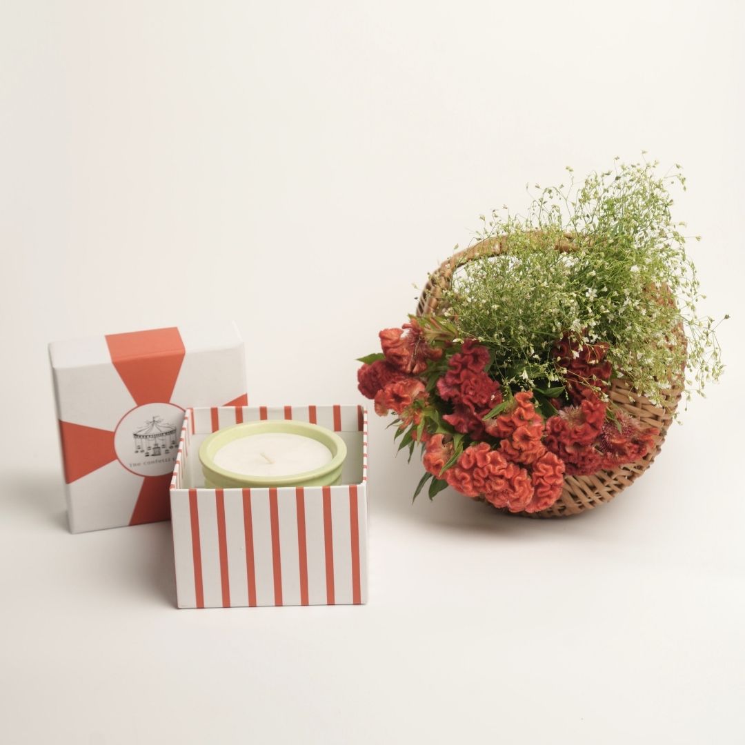 Soy wax candle | Green | 220g