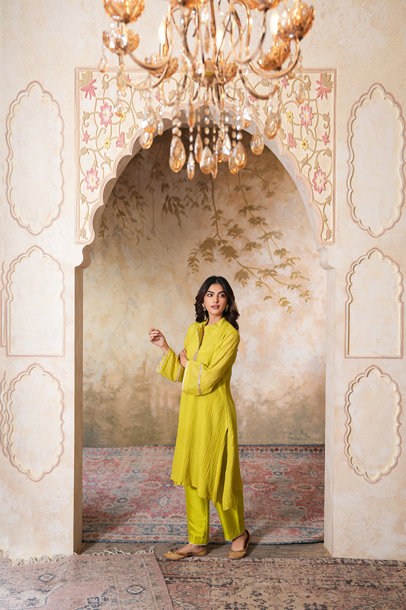 Angoori Tissue Silk Kurta