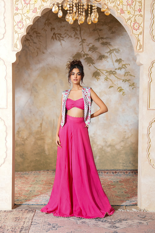Gulabi Bageecha Sharara Set