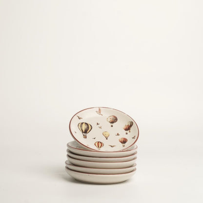 Whimsy balloon tea plates
