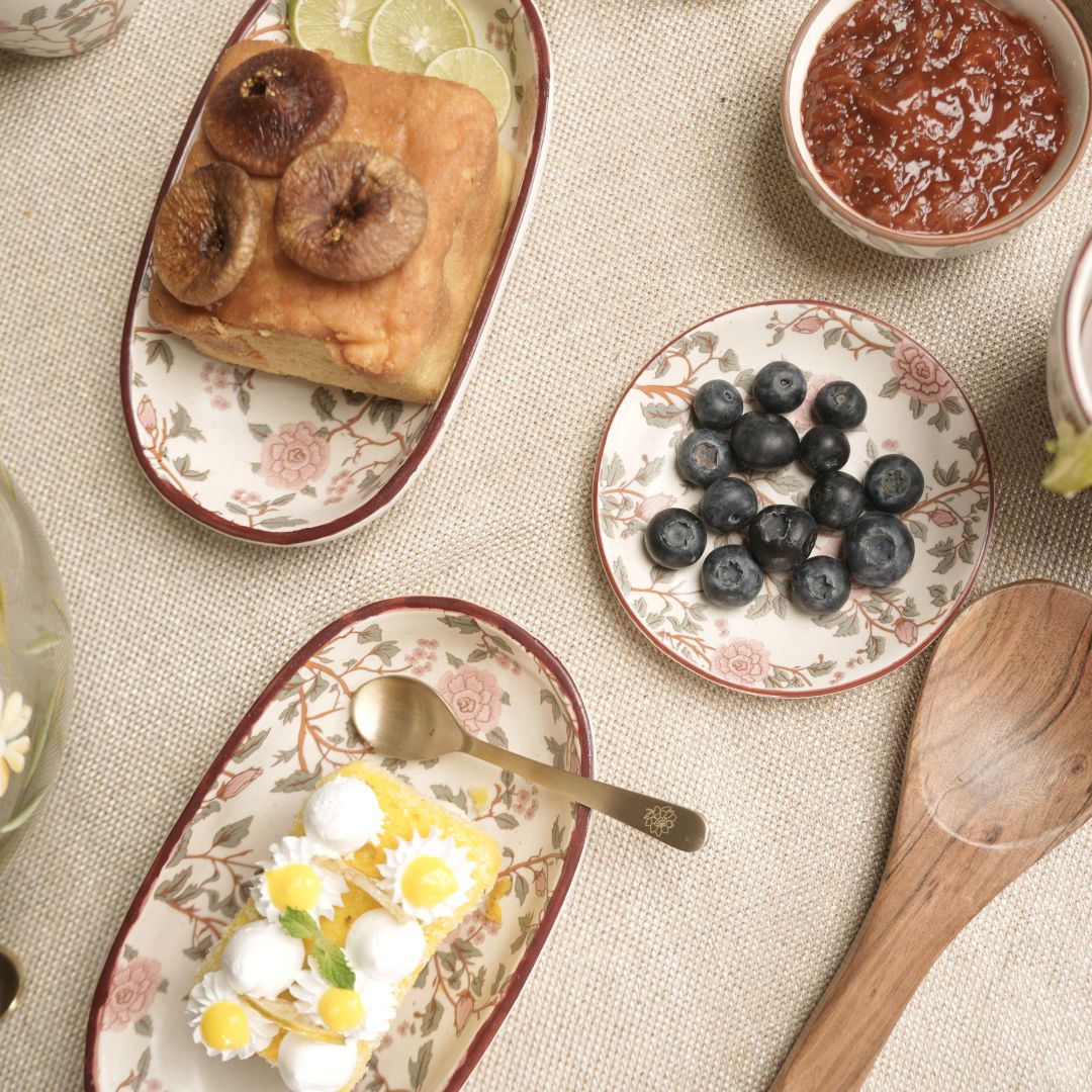 Oval cocktail tray | Peony | Single