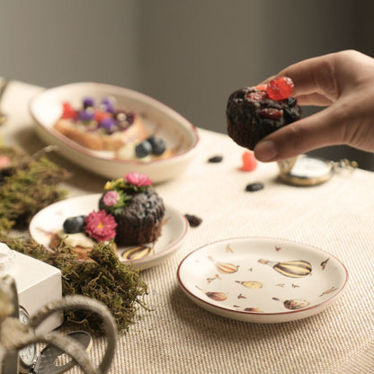 Whimsy balloon tea plates