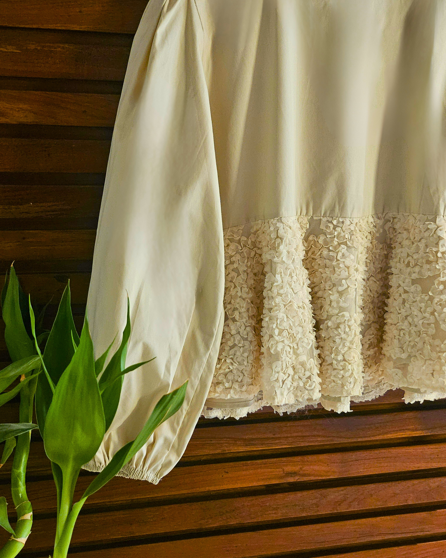 Lace Bloom Cotton Top
