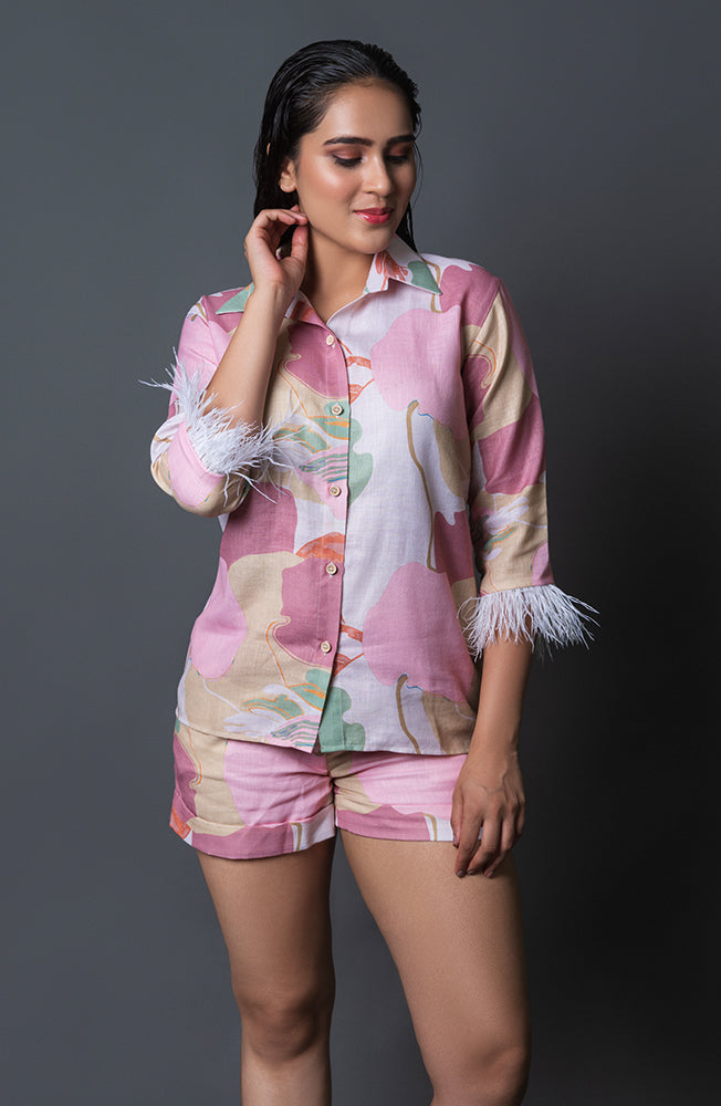Airy Avian Co-Ord (Pink)