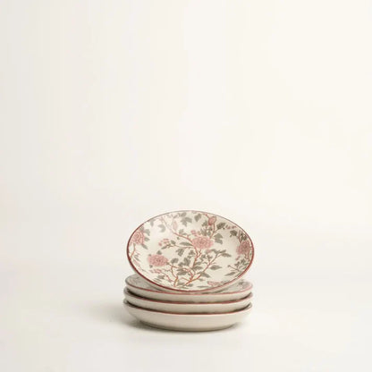 Dreamy floral teaplate