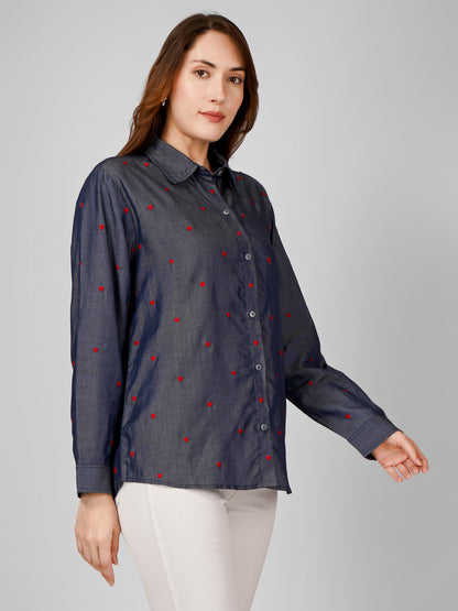 All Heart Shirt- Grey