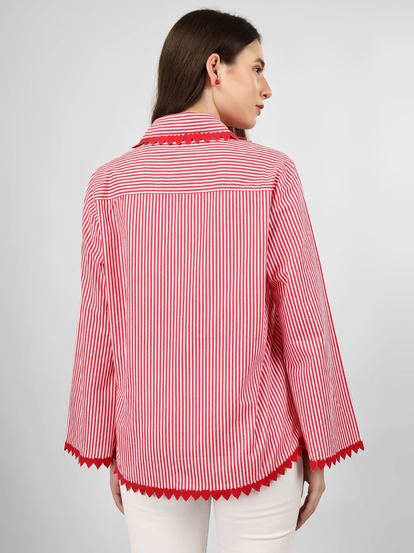 Red Stripe-Red Heart (cut-out)
