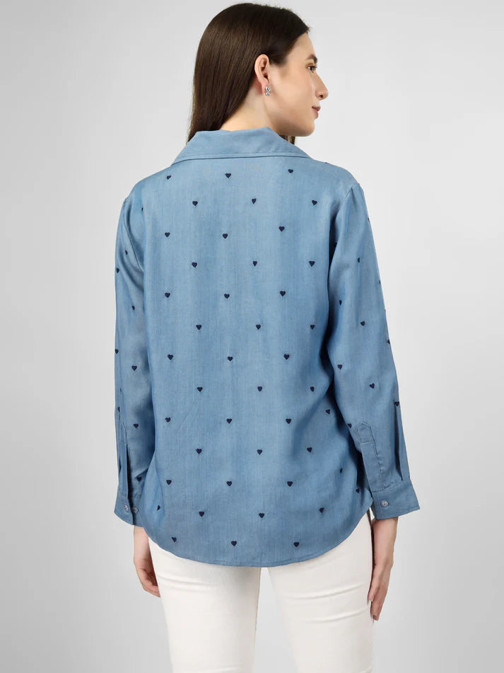 All Heart Shirt- Grey