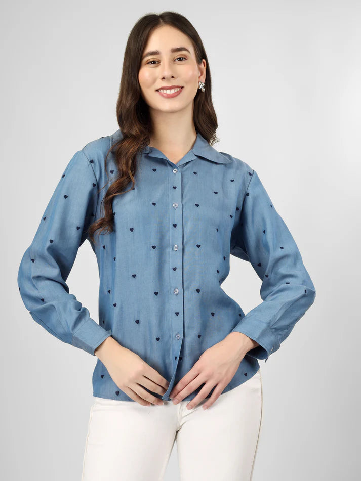 All Heart Shirt- Grey