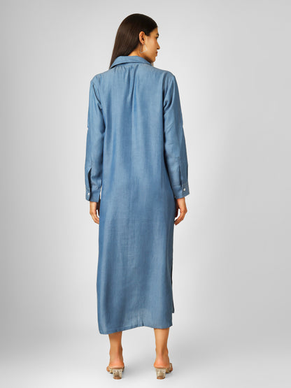 Denim Shirt Dress