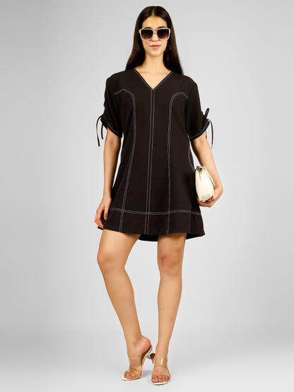 Bodice Black Dress