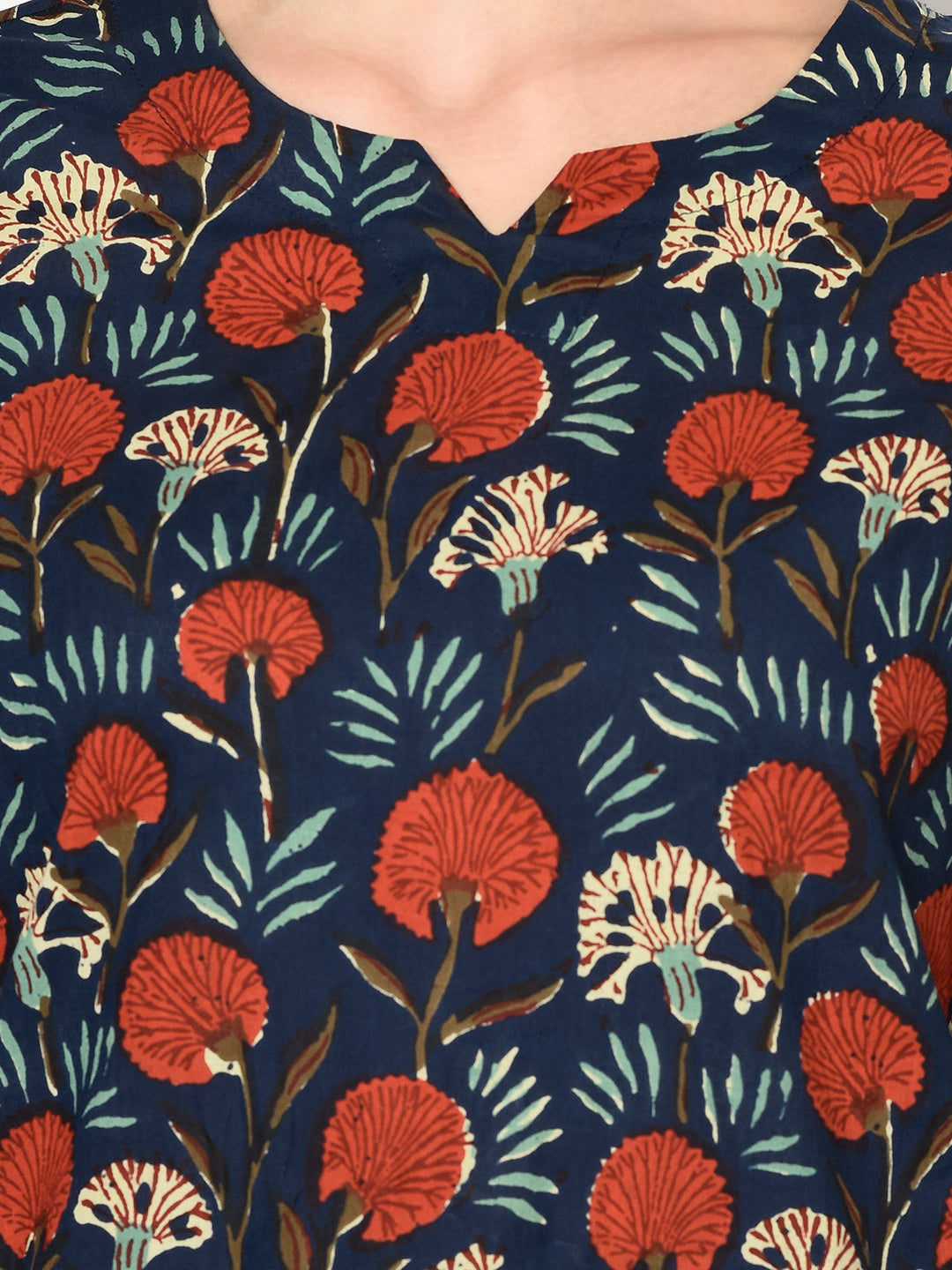Blockprint Nightsuit set | Nautika