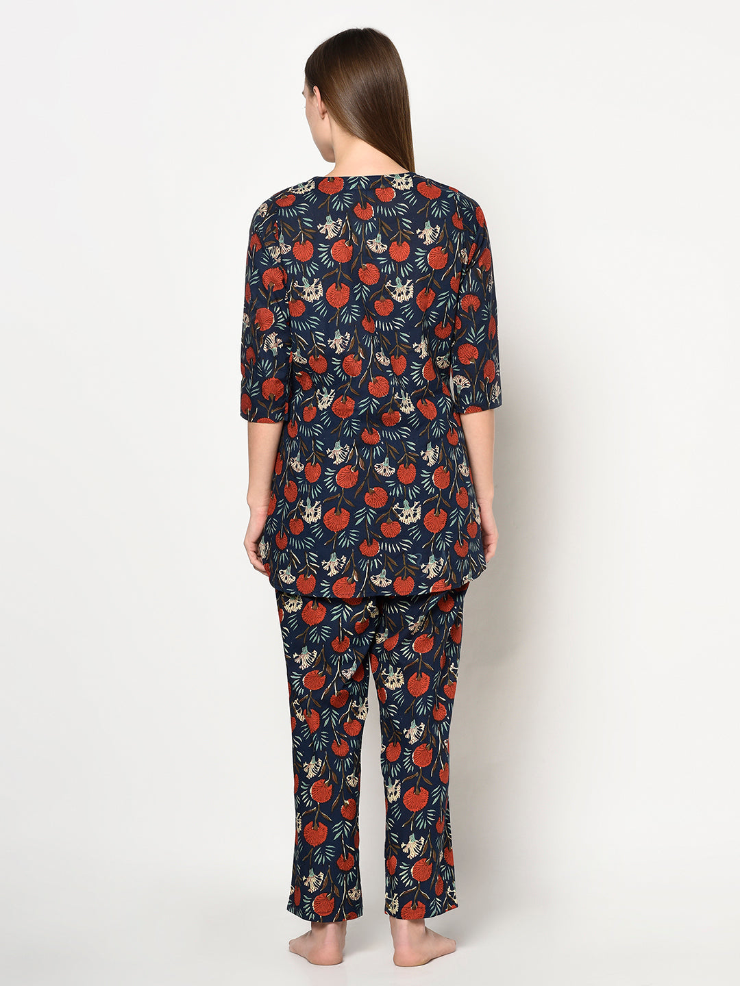 Blockprint Nightsuit set | Nautika