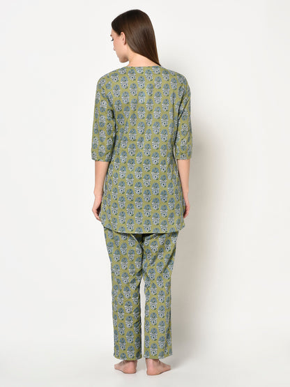 Top and Bottom Set | Blockprint | Ojhas