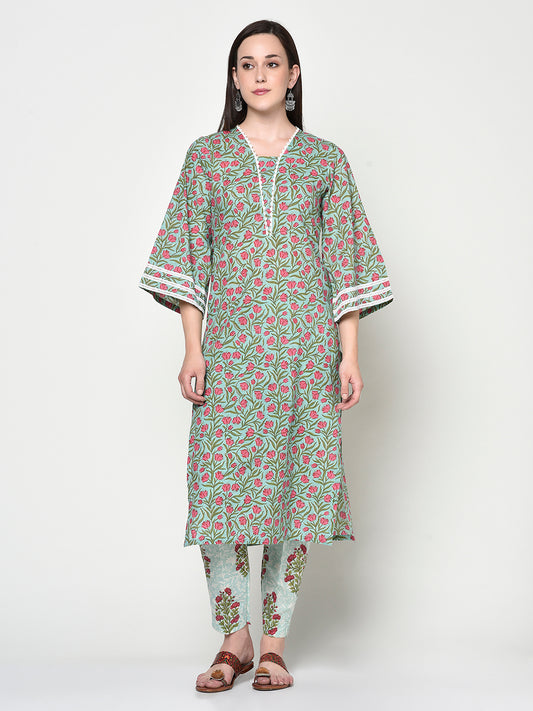 Pakiza- Pure Cotton Kurta Set