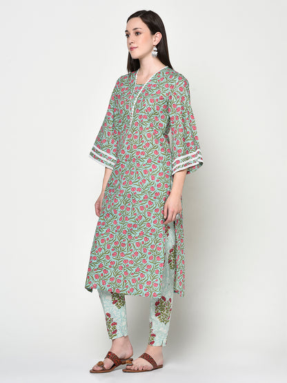 Pakiza- Pure Cotton Kurta Set
