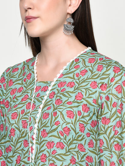 Pakiza- Pure Cotton Kurta Set