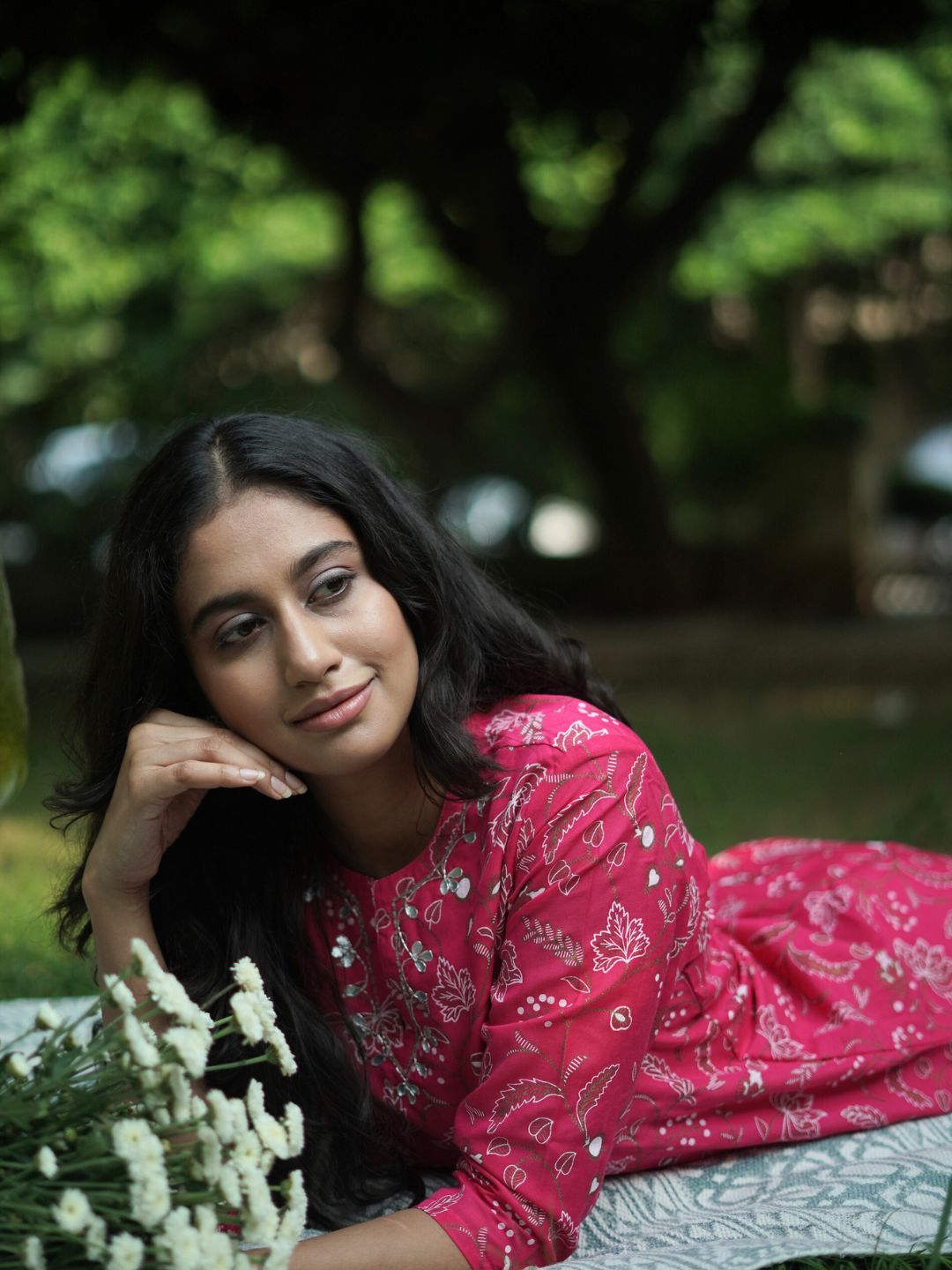 Blockprinted Kurta Set | Cotton Silk