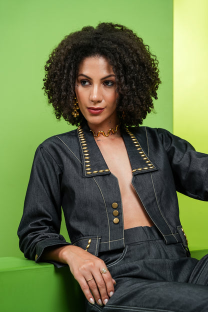 Retro denim jacket
