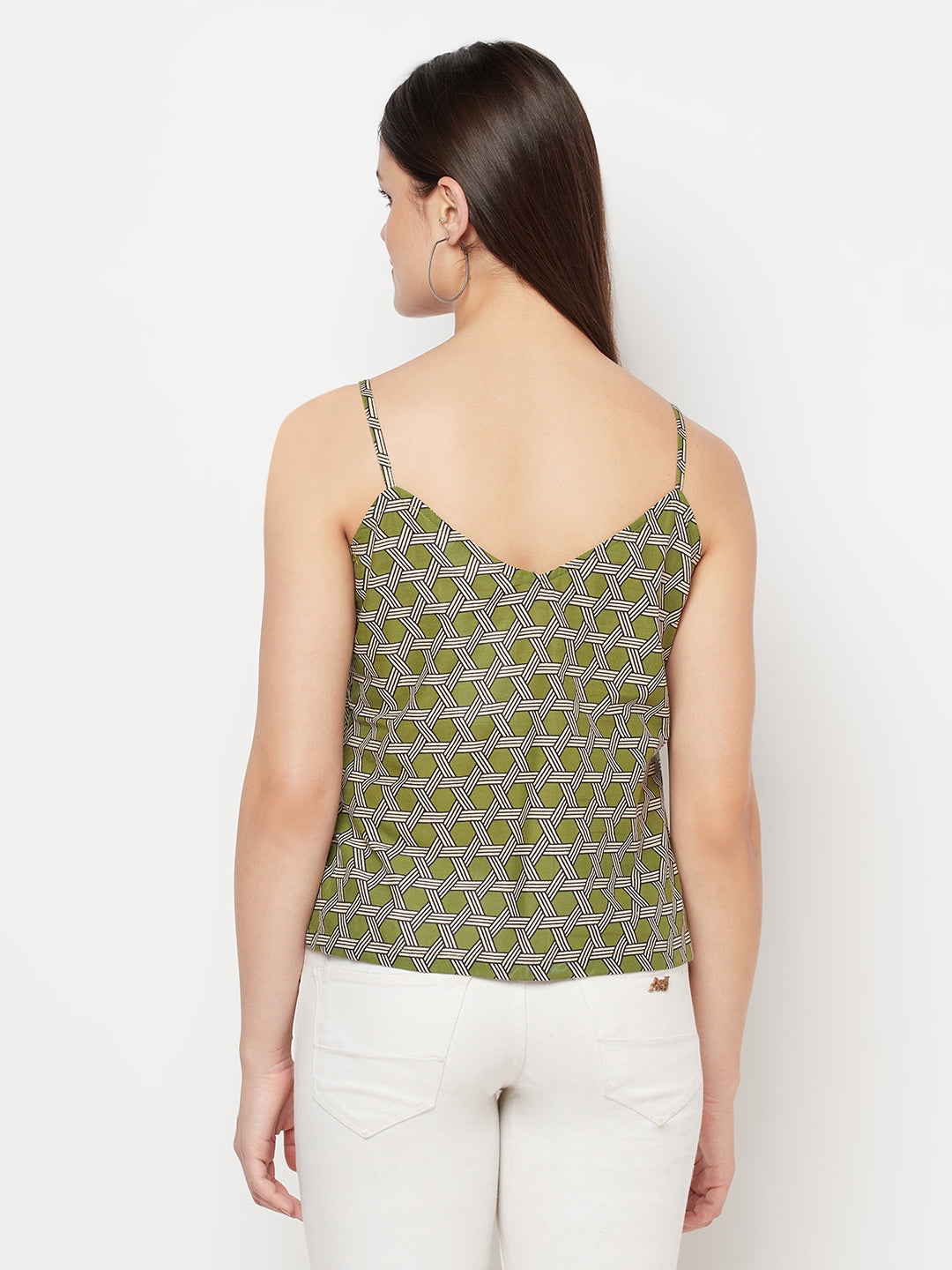 Blockprinted Adjustable Strap Top